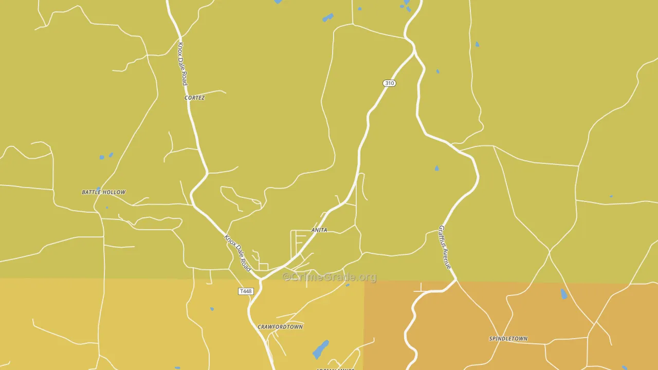 15711, PA Map of Drug-Related Crime Rates