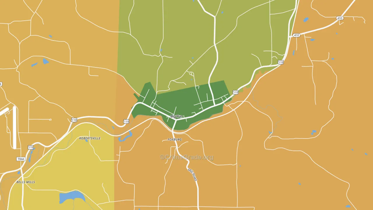15715, PA Map of Drug-Related Crime Rates