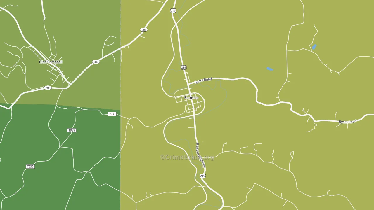 15721, PA Map of Drug-Related Crime Rates