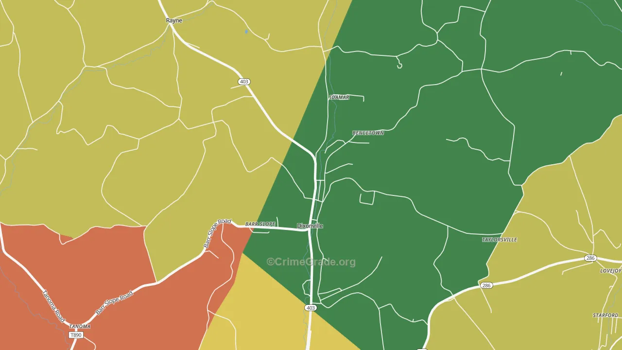 15734, PA Map of Drug-Related Crime Rates