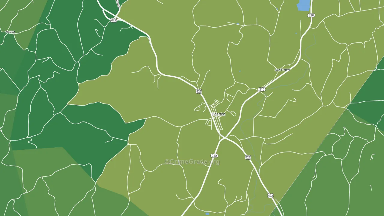 15736, PA Map of Drug-Related Crime Rates
