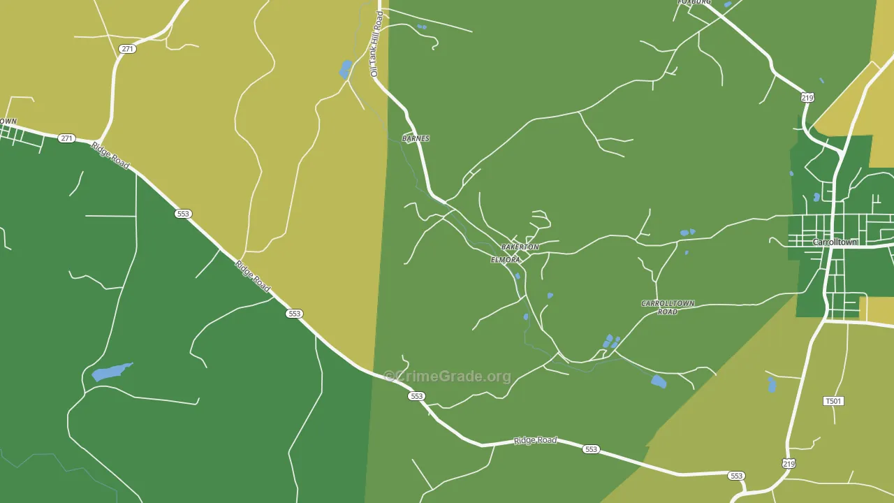 15737, PA Map of Drug-Related Crime Rates