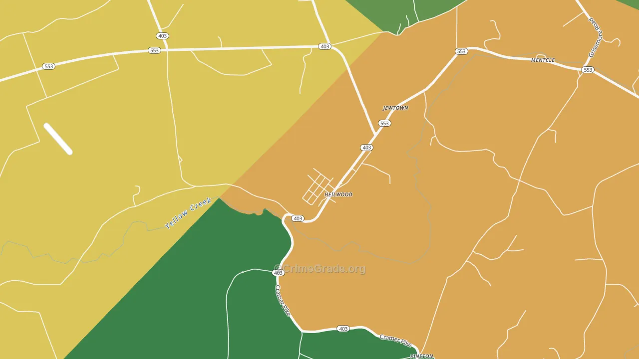 15745, PA Map of Drug-Related Crime Rates