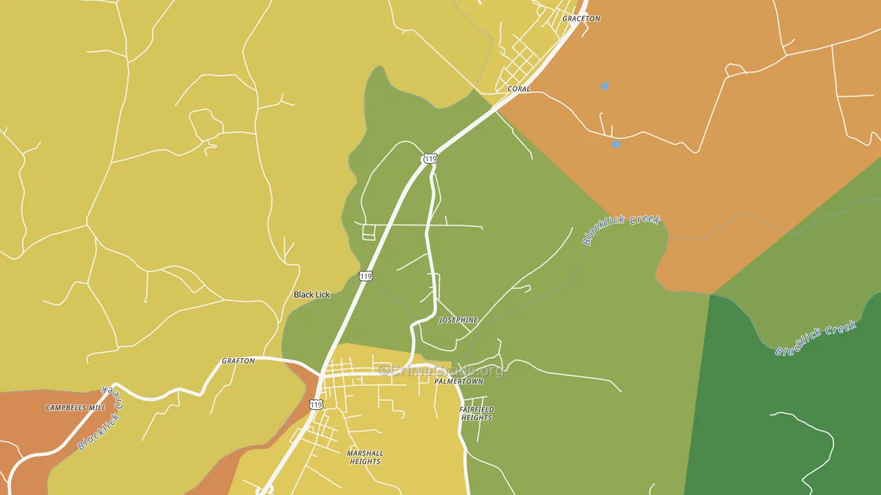 15750, PA Map of Drug-Related Crime Rates