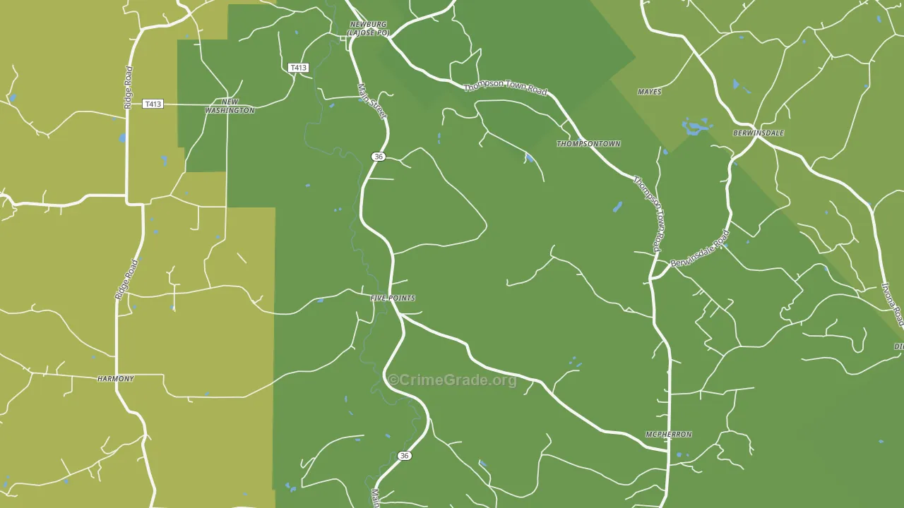 15753, PA Map of Drug-Related Crime Rates