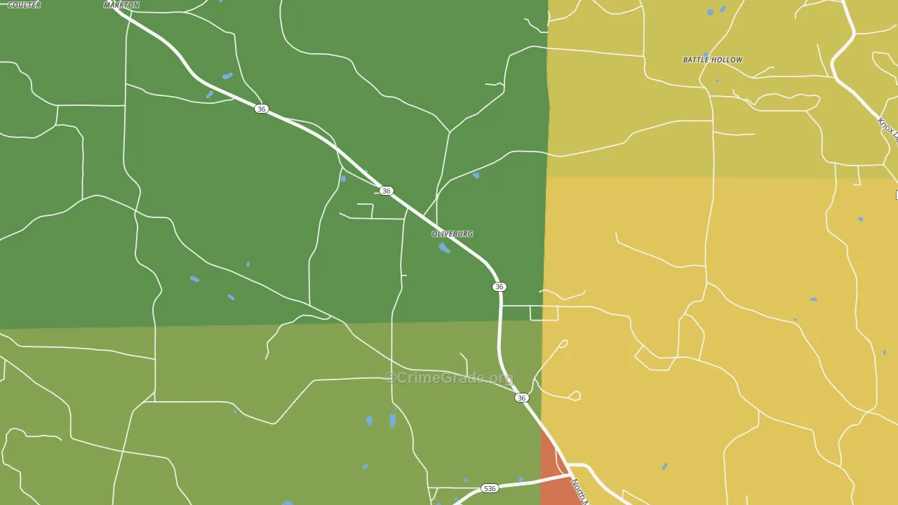 15764, PA Map of Drug-Related Crime Rates