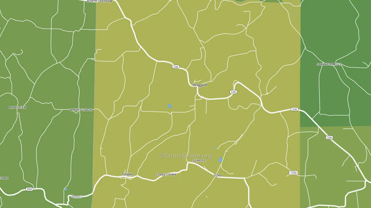 15770, PA Map of Drug-Related Crime Rates