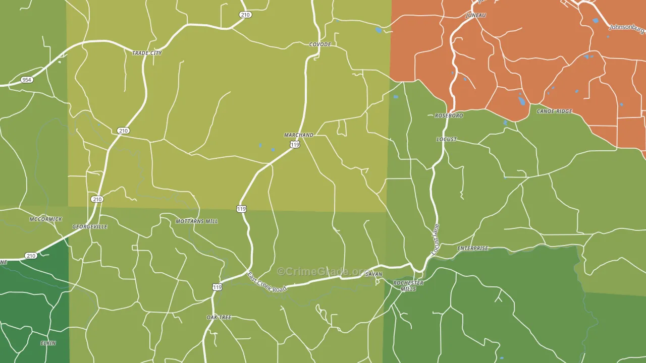 15771, PA Map of Drug-Related Crime Rates