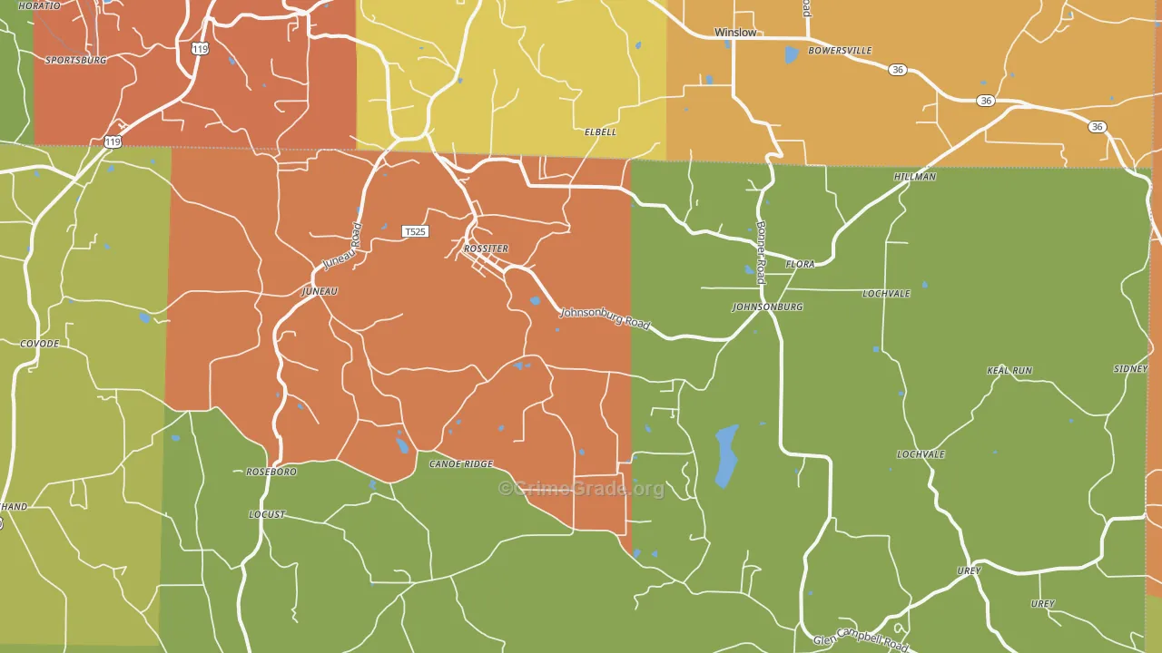 15772, PA Map of Drug-Related Crime Rates