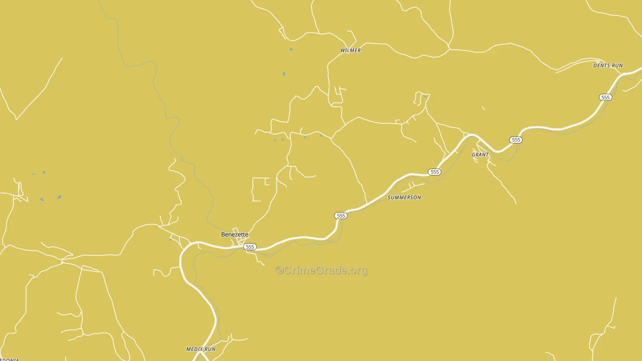 15821, PA Map of Drug-Related Crime Rates