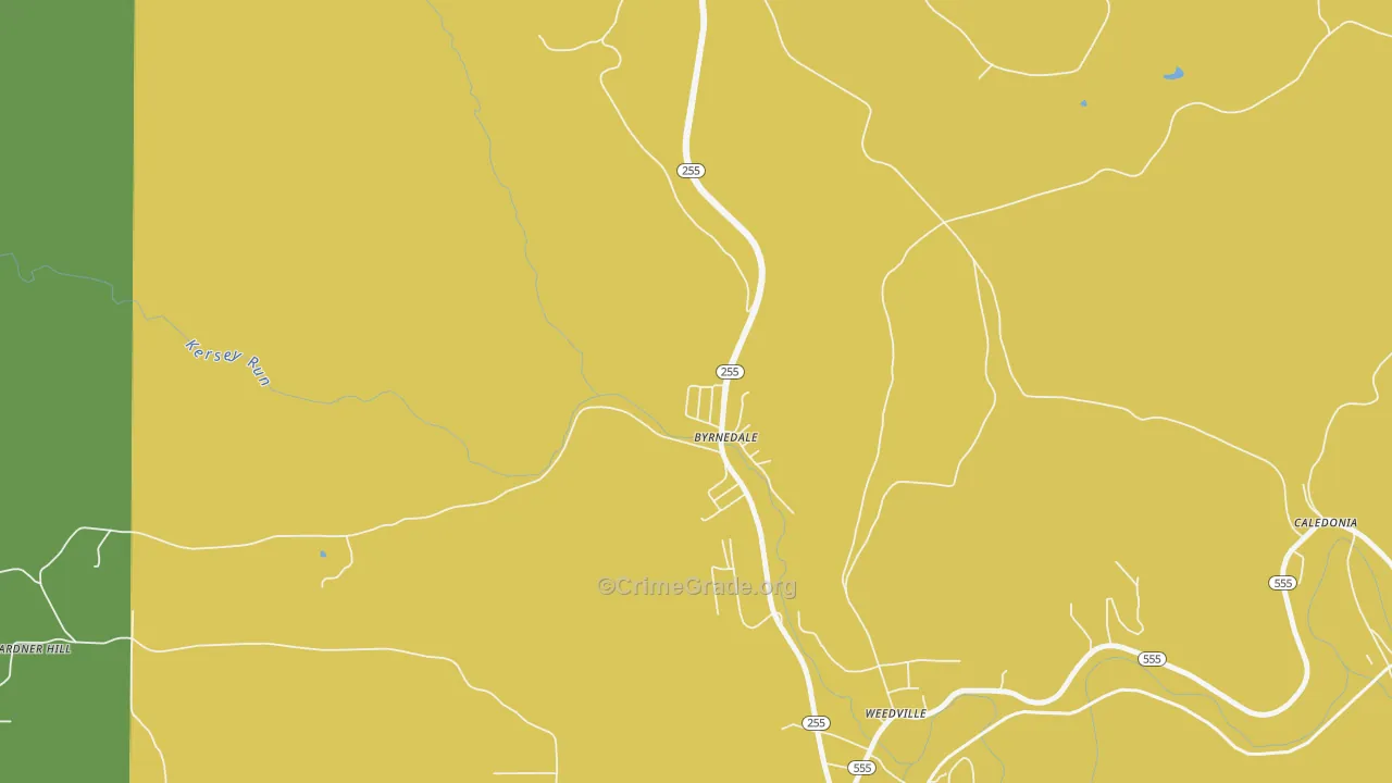 15827, PA Map of Drug-Related Crime Rates