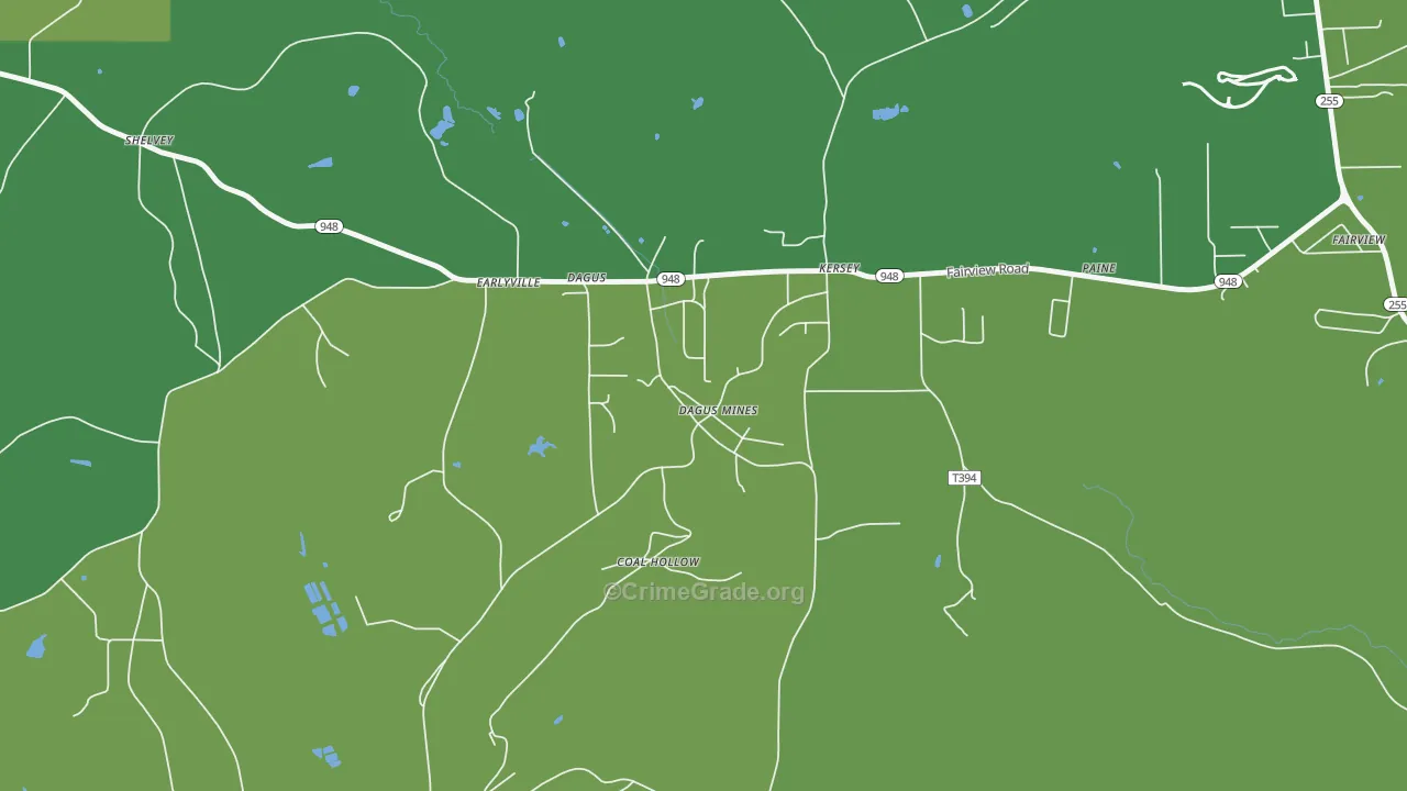 15831, PA Map of Drug-Related Crime Rates