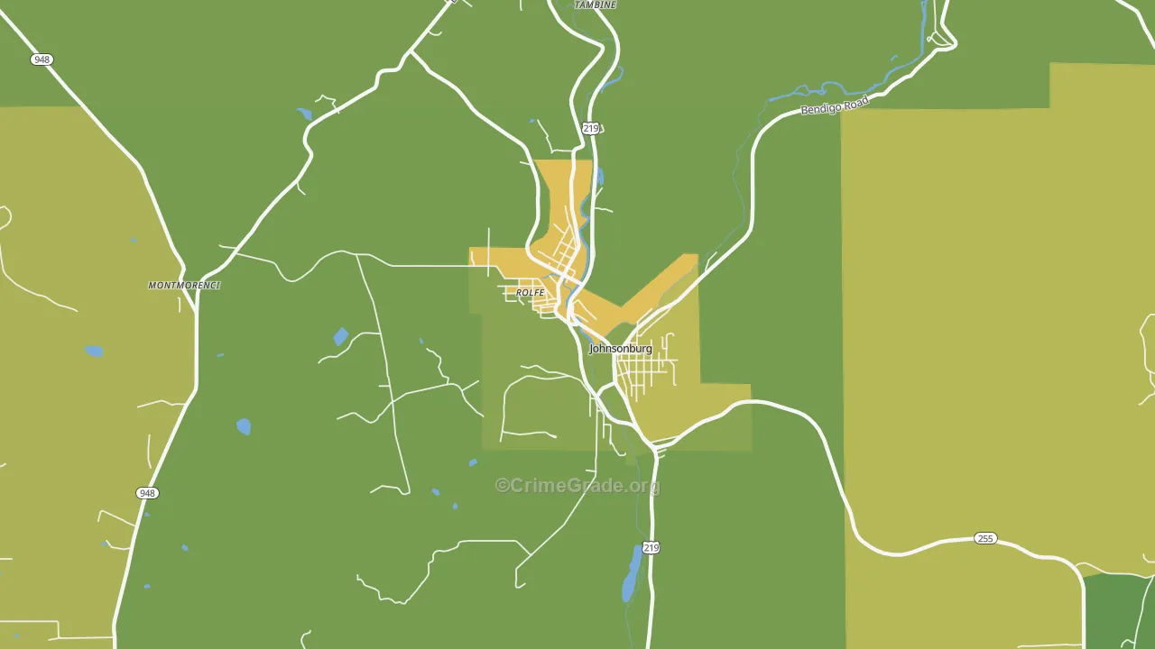 15845, PA Map of Drug-Related Crime Rates