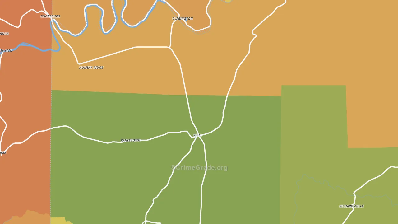 15860, PA Map of Drug-Related Crime Rates