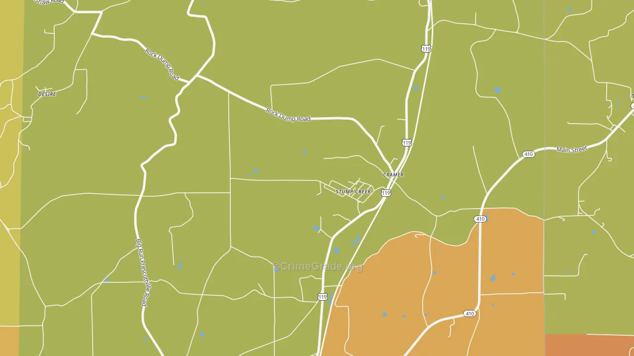 15863, PA Map of Drug-Related Crime Rates
