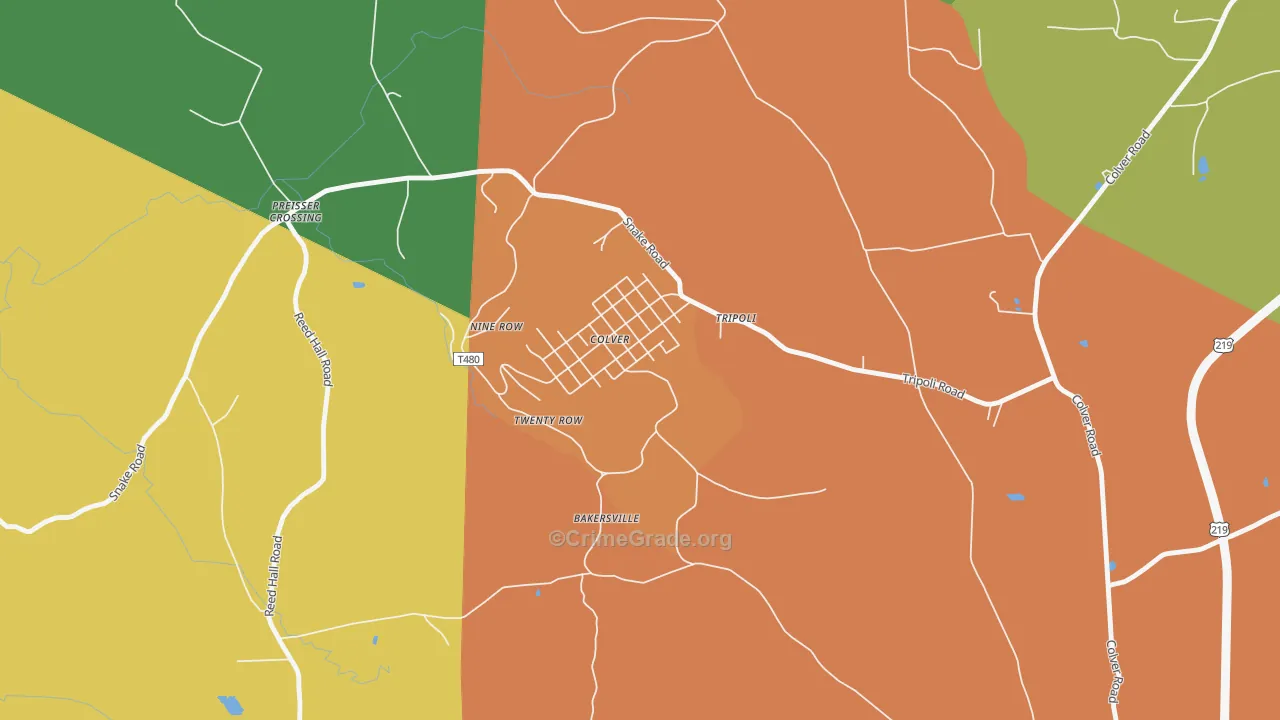 15927, PA Map of Drug-Related Crime Rates