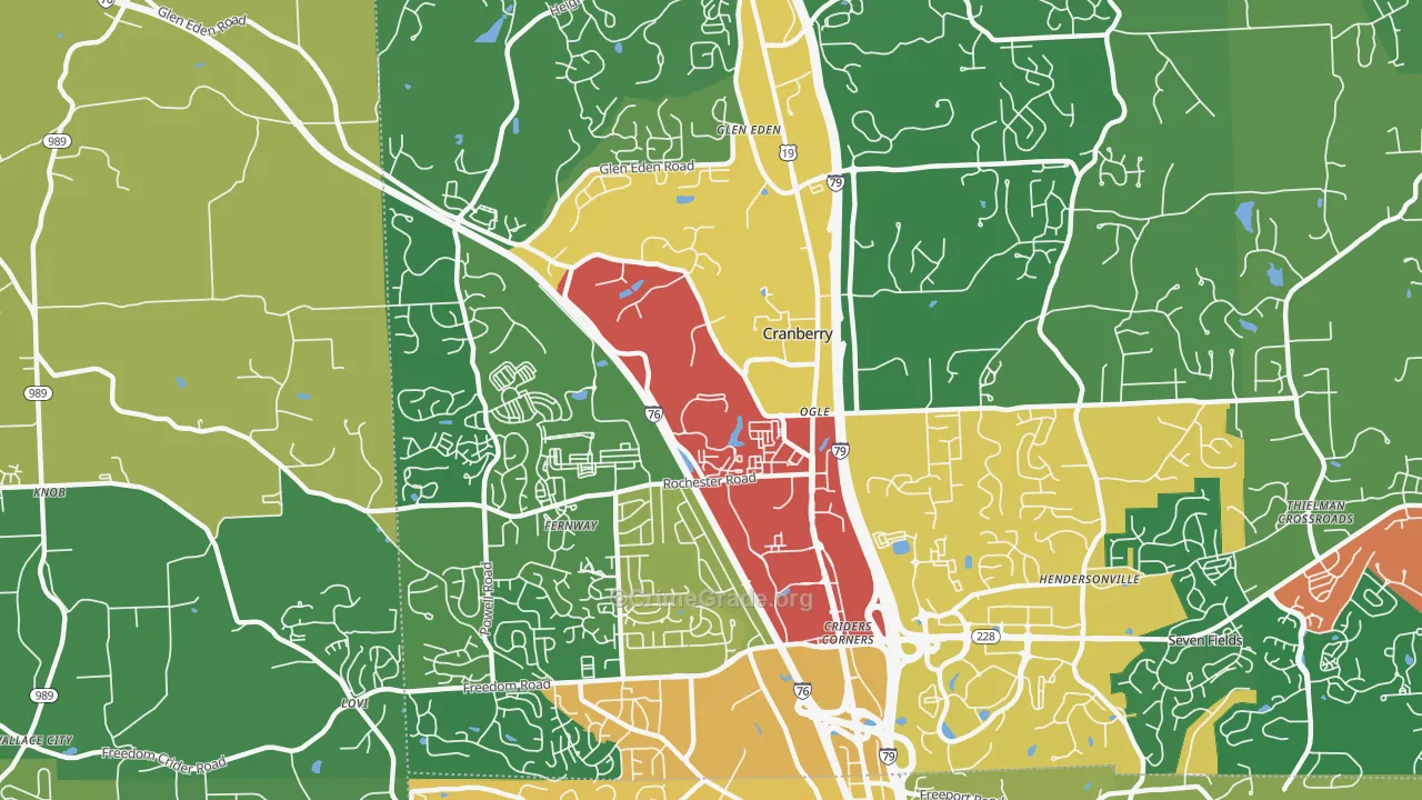 16066, PA Map of Drug-Related Crime Rates