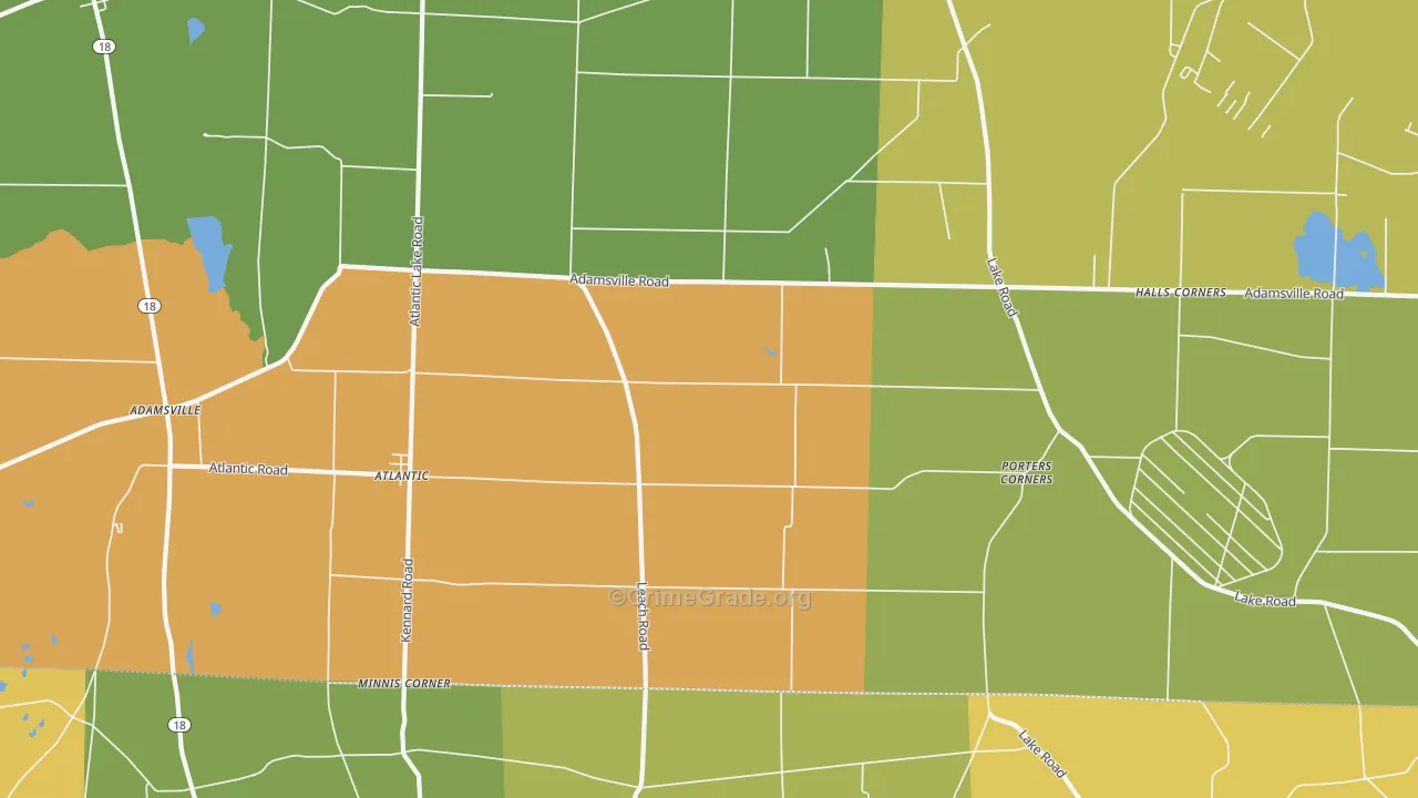 16111, PA Map of Drug-Related Crime Rates