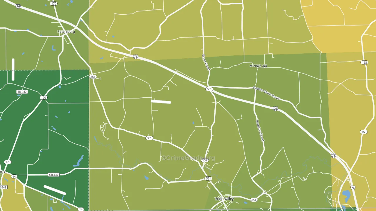 16120, PA Map of Drug-Related Crime Rates