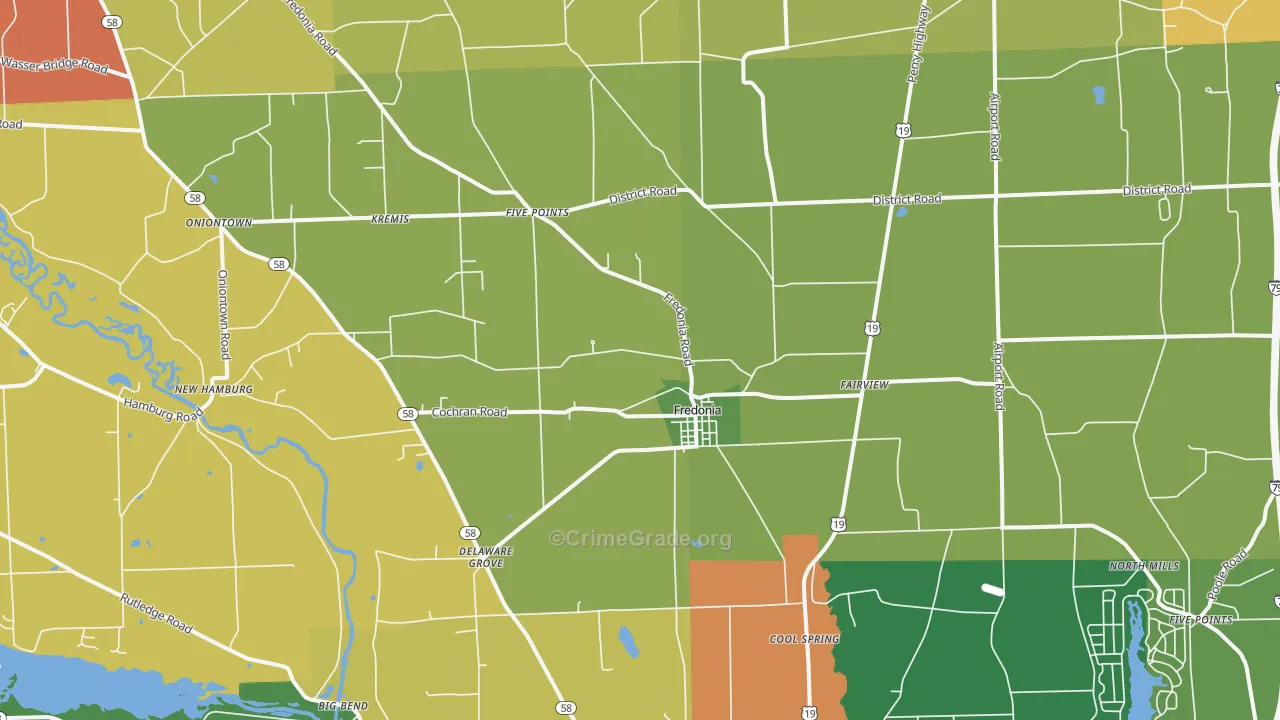 16124, PA Map of Drug-Related Crime Rates