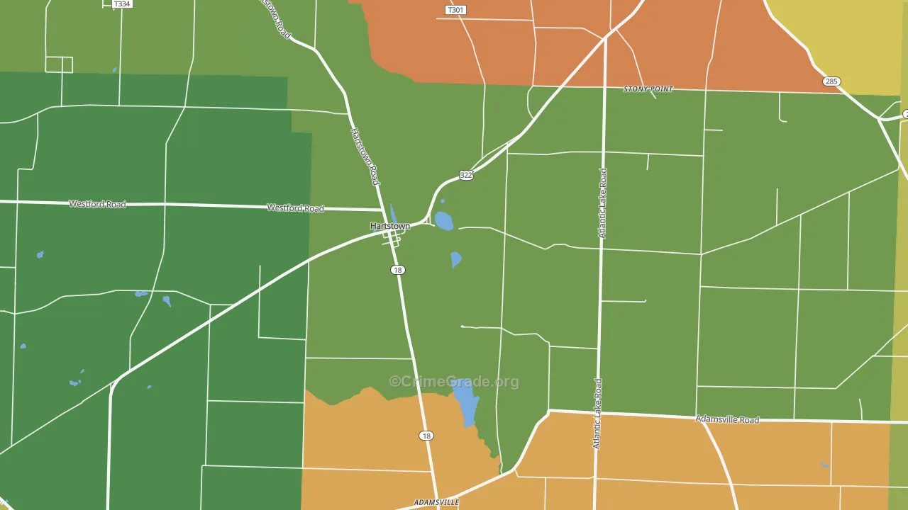 16131, PA Map of Drug-Related Crime Rates