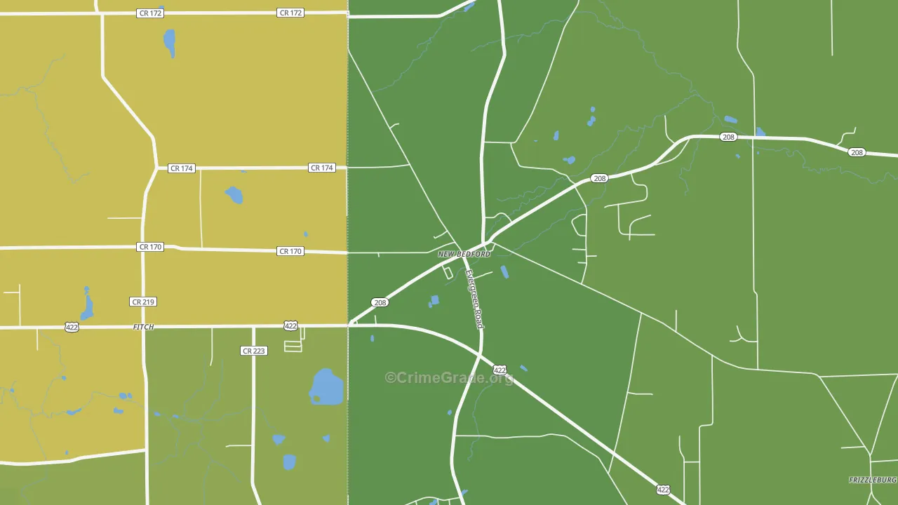 16140, PA Map of Drug-Related Crime Rates