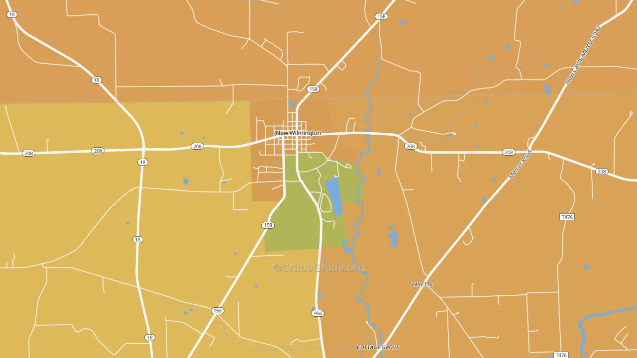 16172, PA Map of Drug-Related Crime Rates