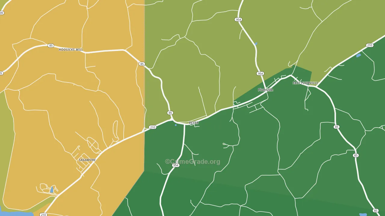 16211, PA Map of Drug-Related Crime Rates