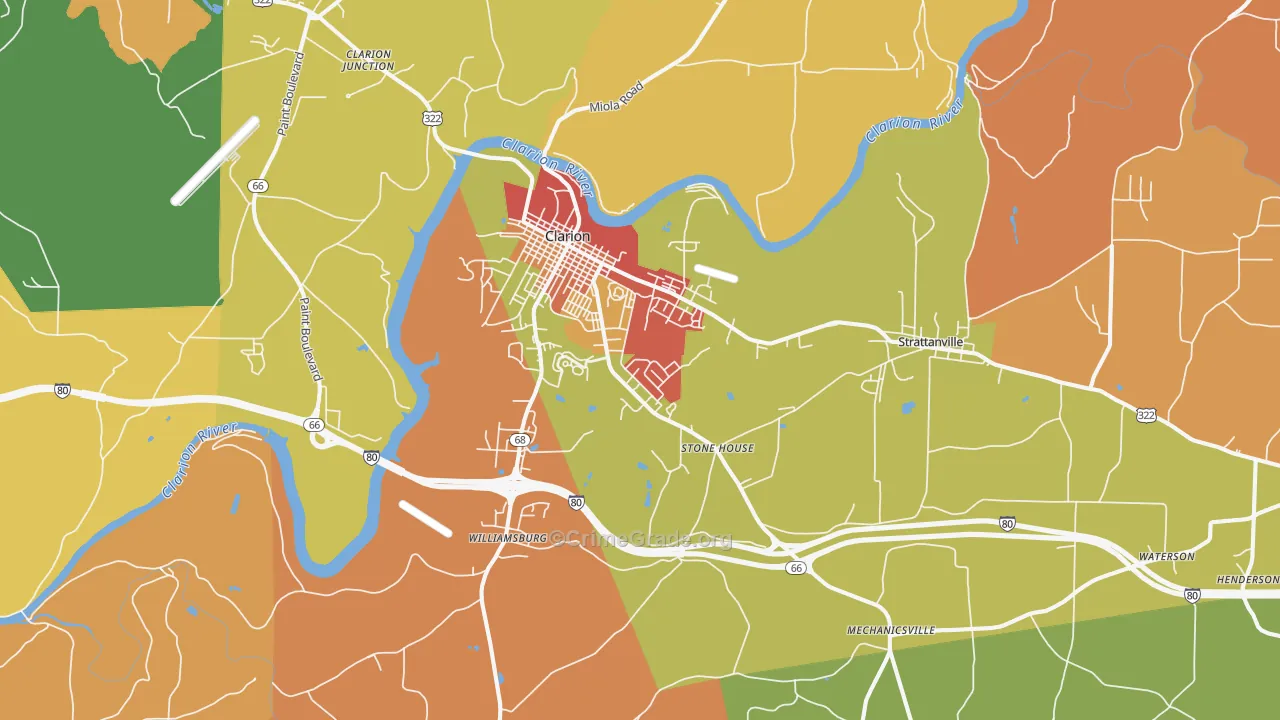 16214, PA Map of Drug-Related Crime Rates