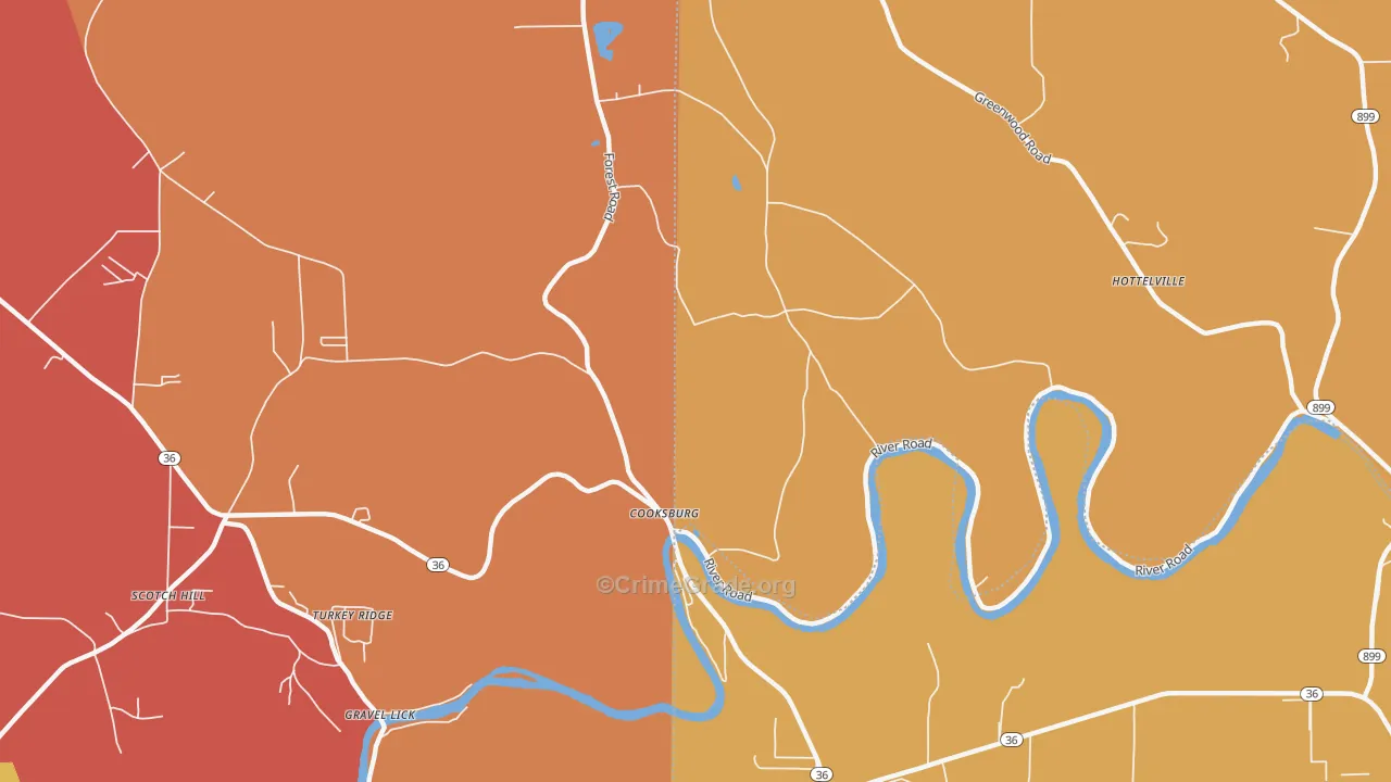 16217, PA Map of Drug-Related Crime Rates