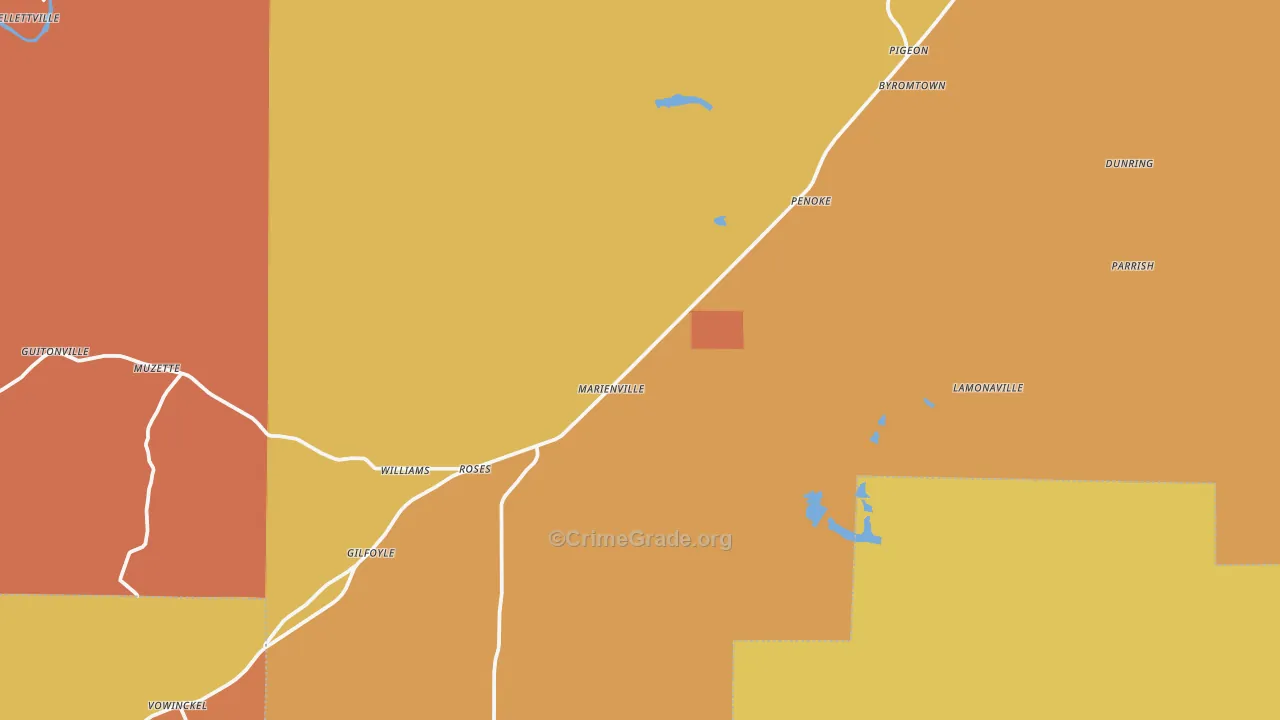 16239, PA Map of Drug-Related Crime Rates