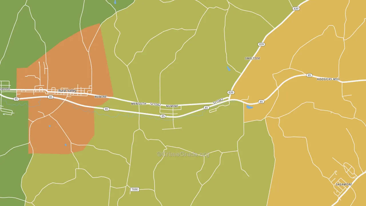 16244, PA Map of Drug-Related Crime Rates