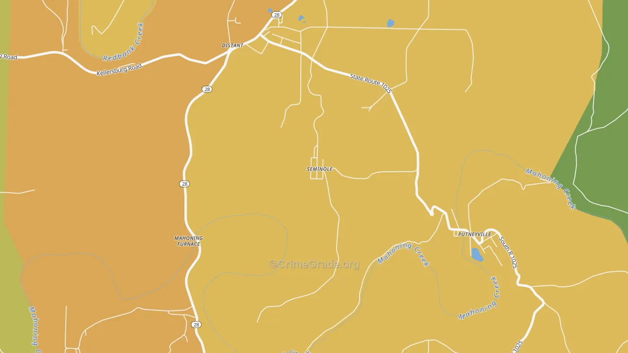16253, PA Map of Drug-Related Crime Rates