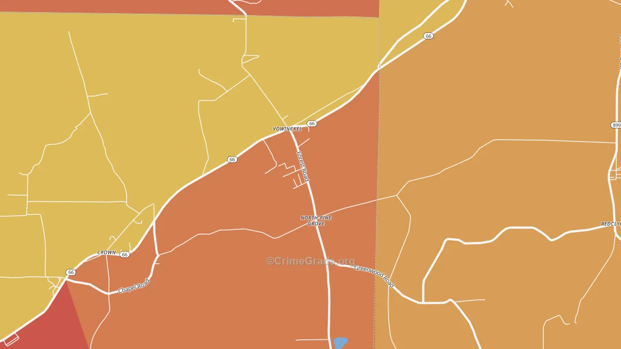 16260, PA Map of Drug-Related Crime Rates