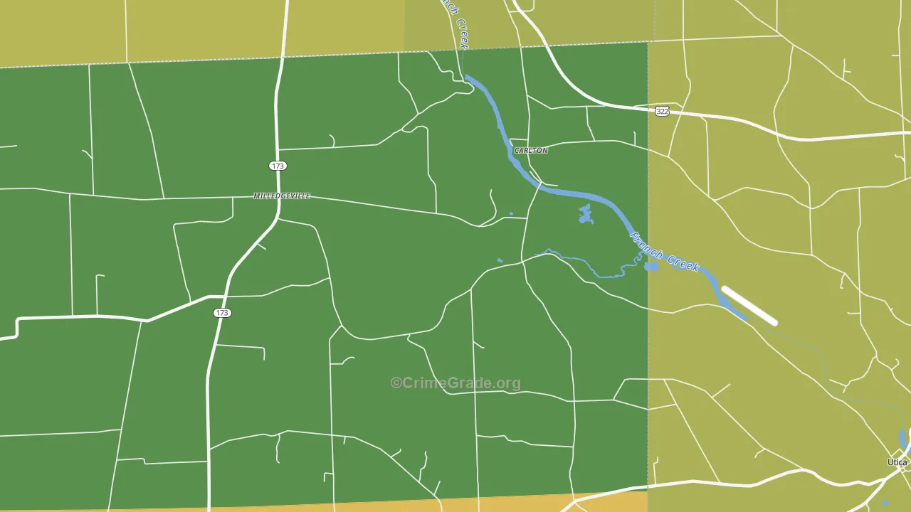 16311, PA Map of Drug-Related Crime Rates