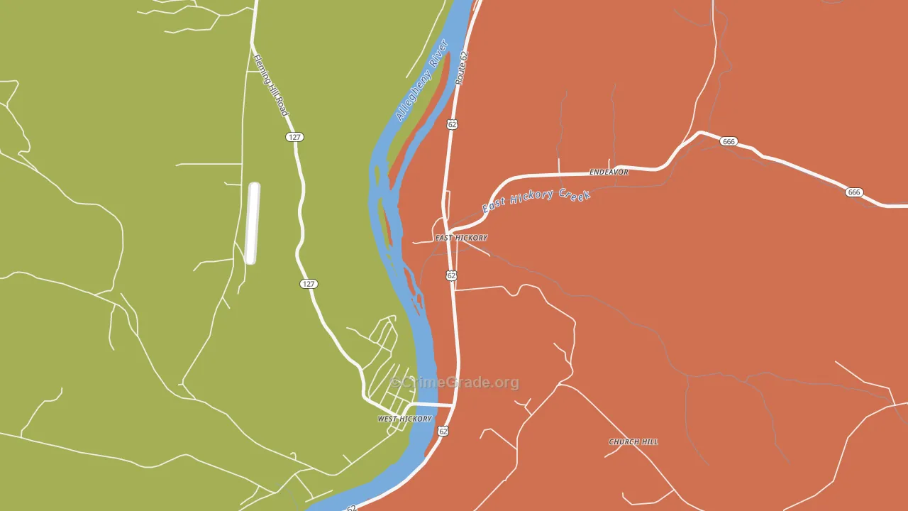 16321, PA Map of Drug-Related Crime Rates