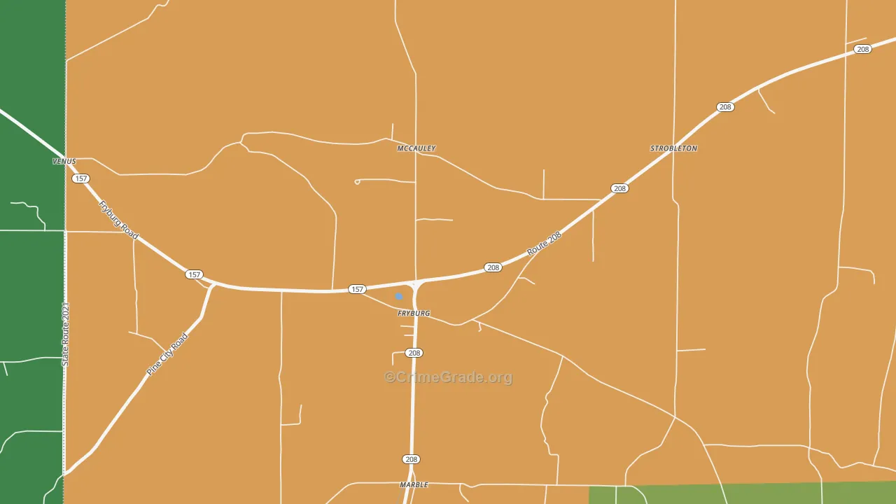 16326, PA Map of Drug-Related Crime Rates