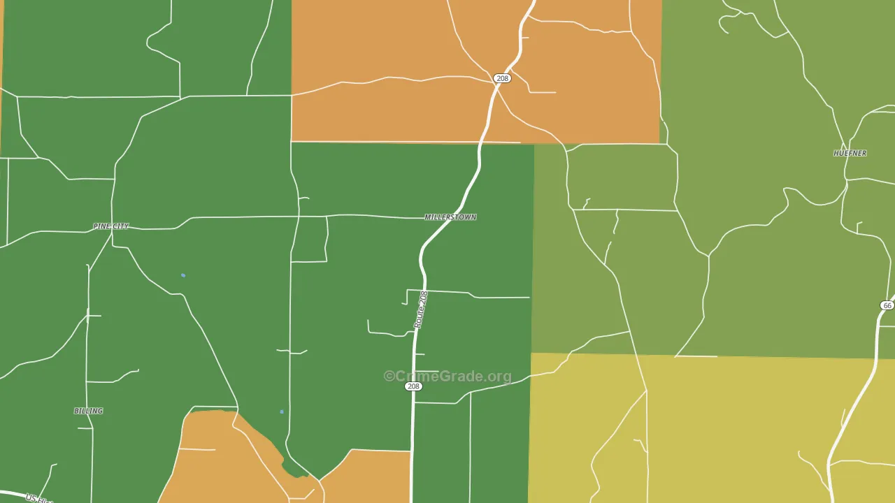 16334, PA Map of Drug-Related Crime Rates