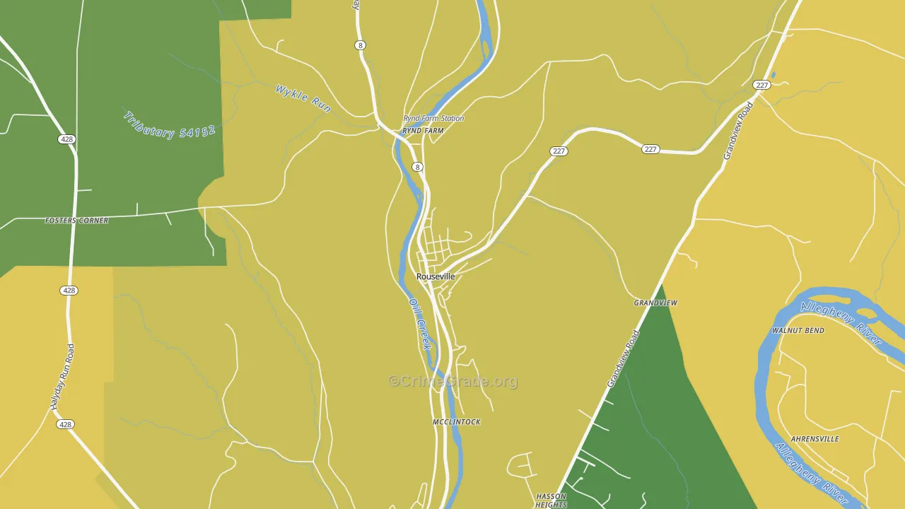 16344, PA Map of Drug-Related Crime Rates