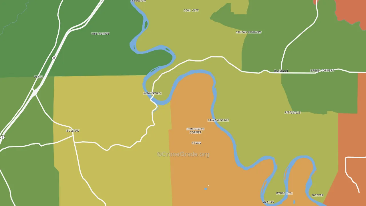 16374, PA Map of Drug-Related Crime Rates