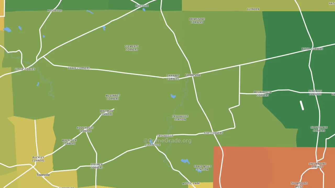 16404, PA Map of Drug-Related Crime Rates