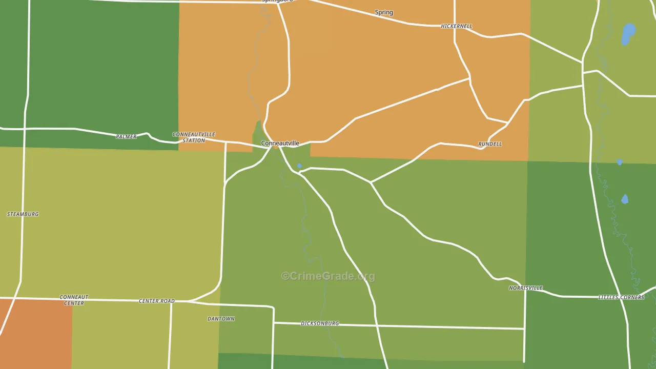 16406, PA Map of Drug-Related Crime Rates