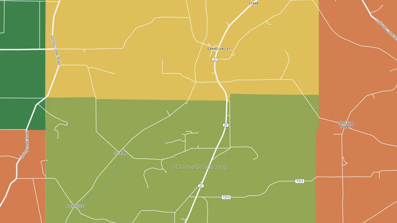 16420, PA Map of Drug-Related Crime Rates