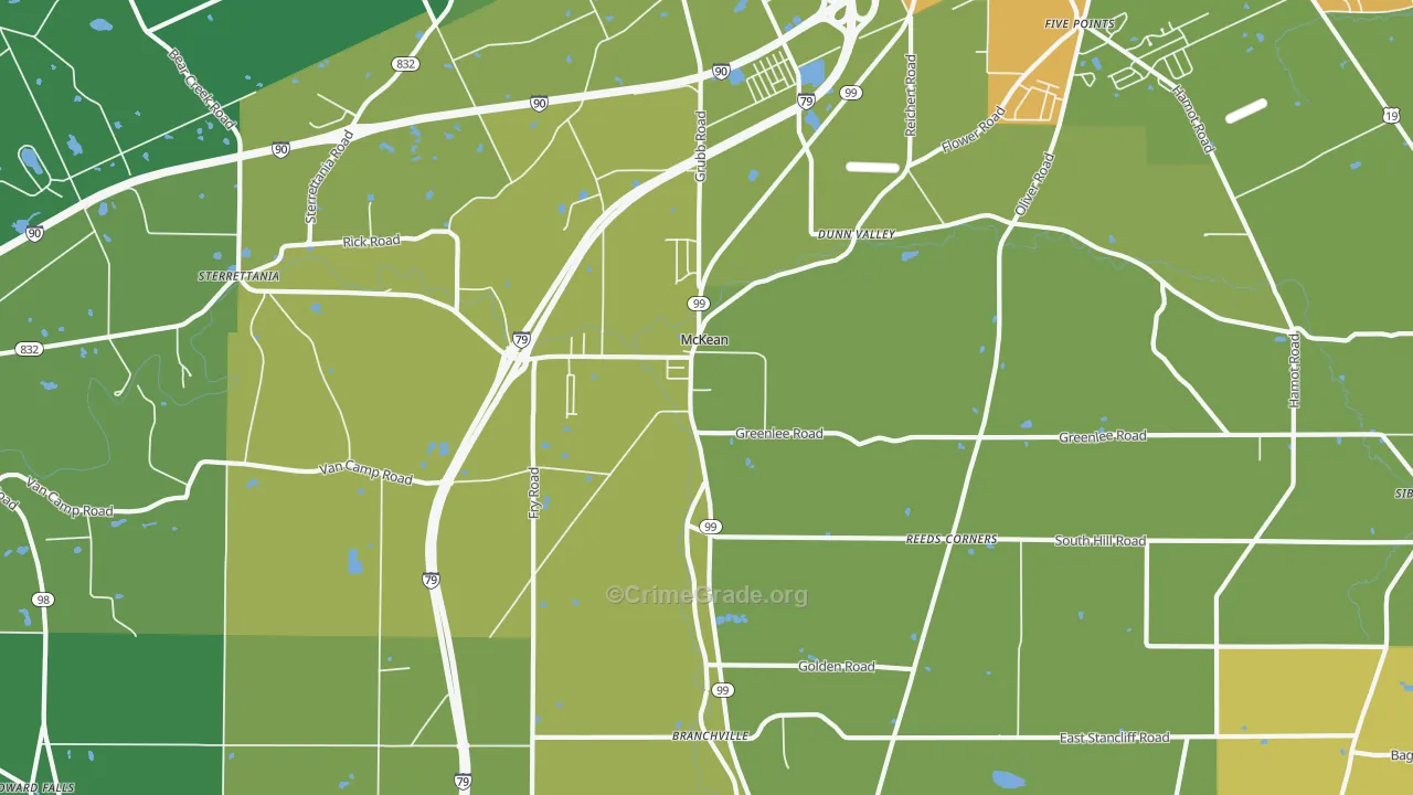 16426, PA Map of Drug-Related Crime Rates