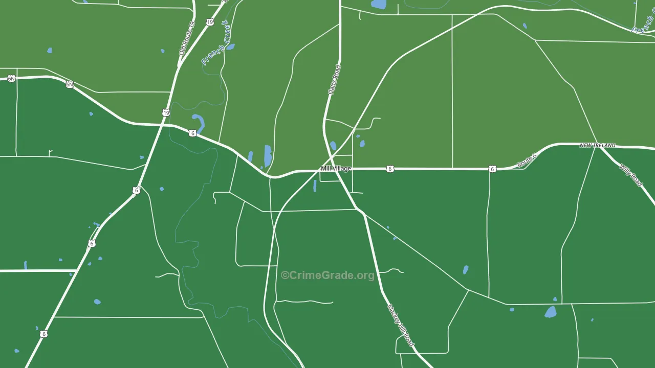 16427, PA Map of Drug-Related Crime Rates