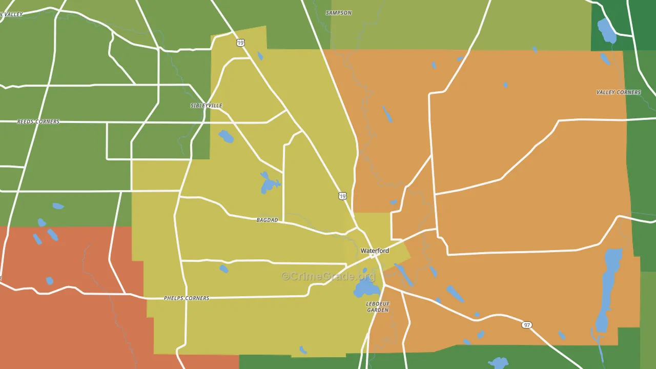 16441, PA Map of Drug-Related Crime Rates
