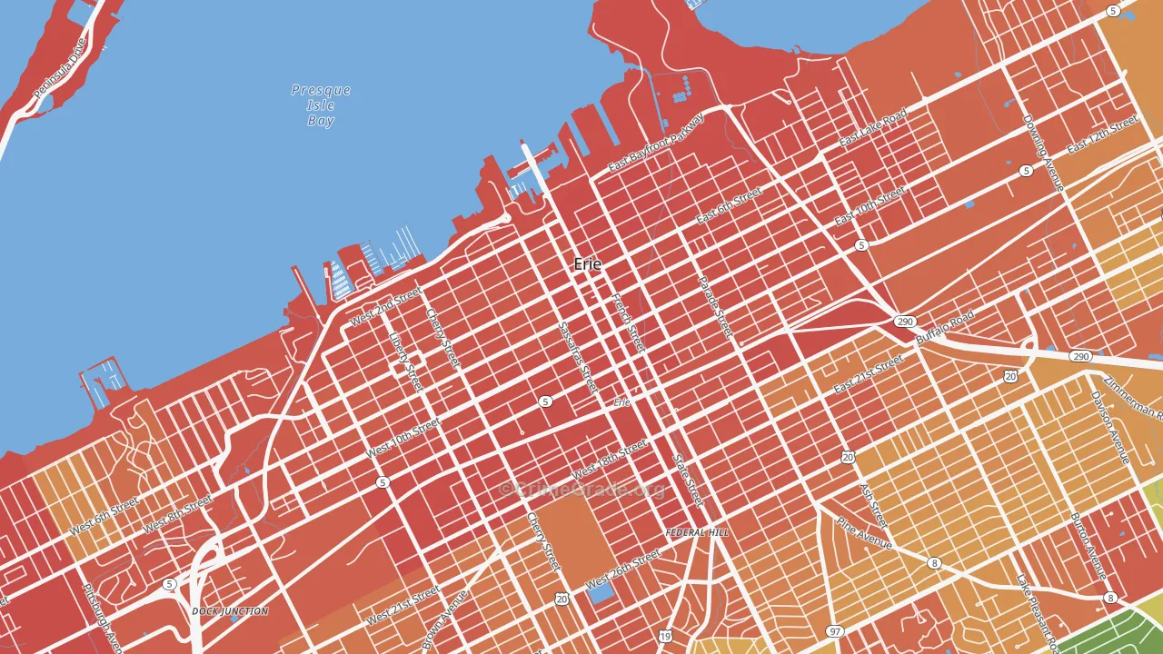 16501, PA Map of Drug-Related Crime Rates