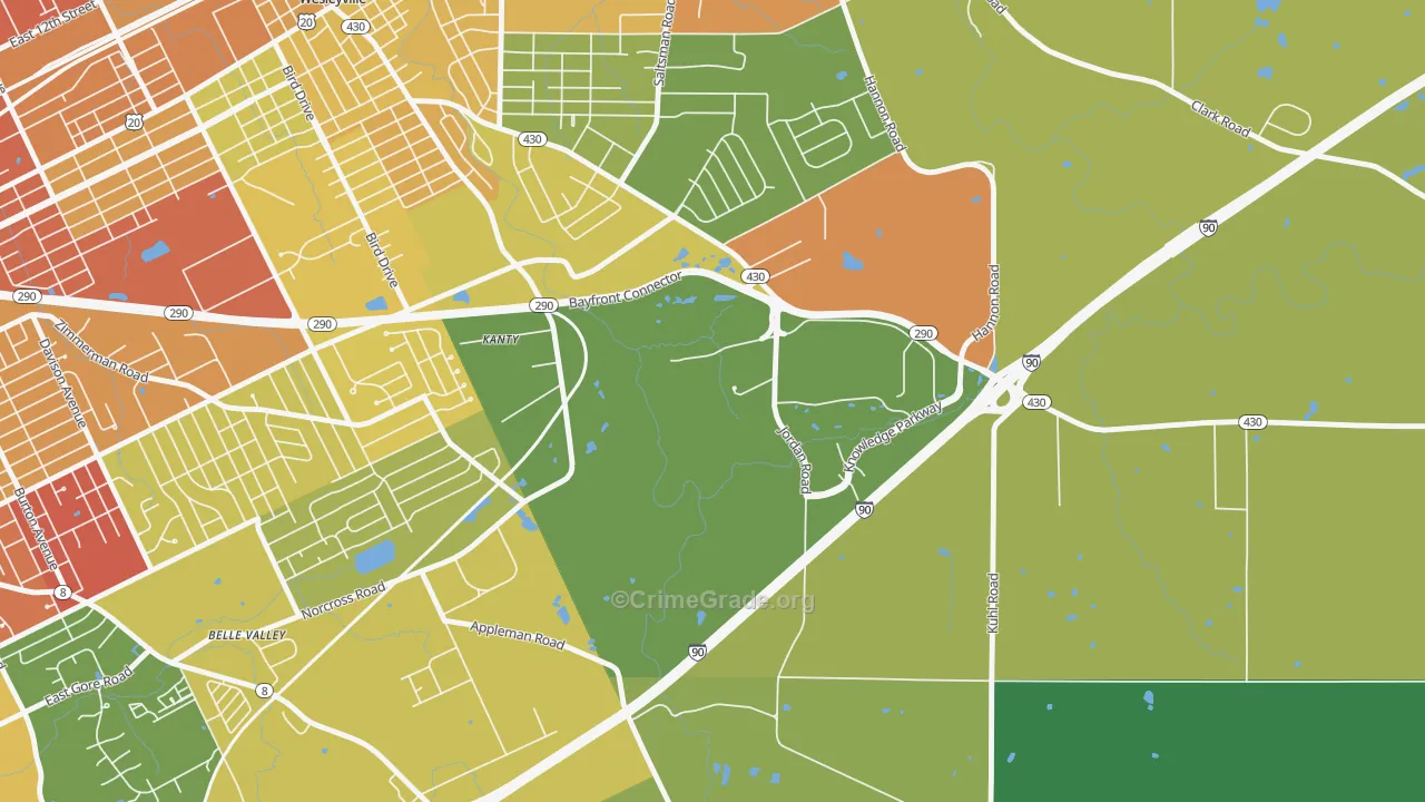 16563, PA Map of Drug-Related Crime Rates