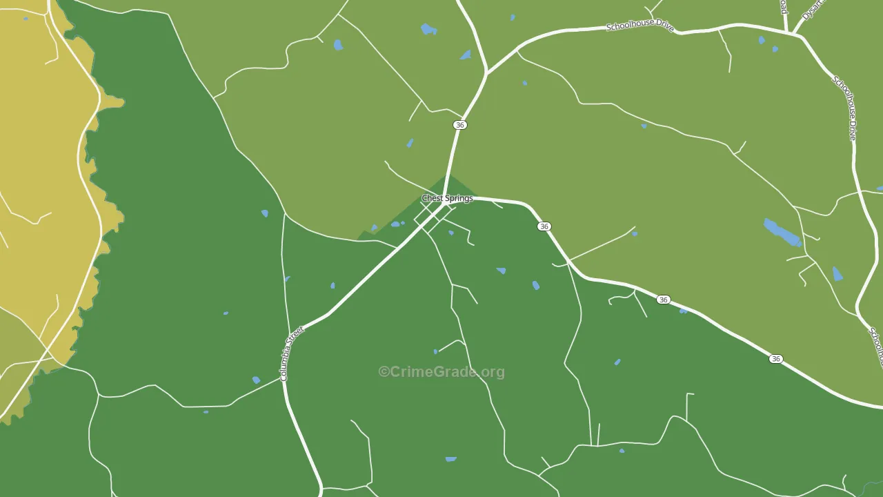 16624, PA Map of Drug-Related Crime Rates