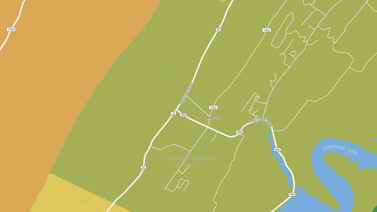 16638, PA Map of Drug-Related Crime Rates